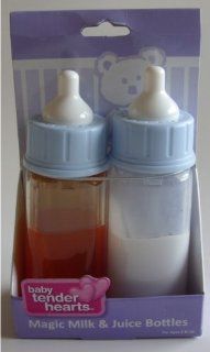 Baby Tender Hearts   Magic Milk & Juice Bottles   Blue Set Toys & Games