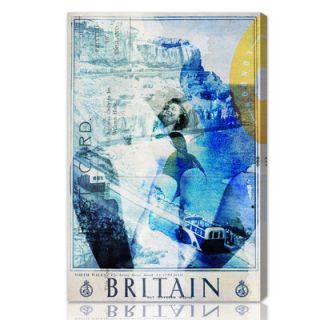 Oliver Gal Britain Graphic Art on Canvas 10319 Size 10 x 15