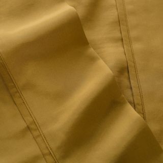 Luxury Linens Inc Elle   Alix Pure Mulberry Sandwashed Habotai Silk Sheet Set Brown Size Queen