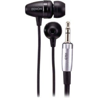 Denon AHC751K In ear Headphones (Black) (Discontinued by Manufacturer) Electronics