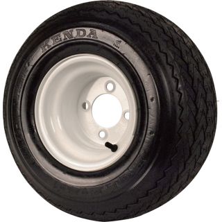 Golf Cart and Tractor Replacement Tire Assembly — 18 x 850 x 8, Sawtooth  Turf Wheels