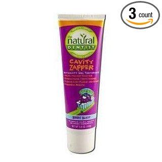 The Natural Dentist Healthy Teeth & Gums Children's Toothpaste Gel, Sparkle Berry Blast, 5 Ounces (Pack of 3) Health & Personal Care