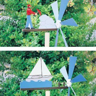 Animated Whirligigs, Plan No. 767 (Woodworking Project Paper Plan)   Outdoor Furniture Woodworking Project Plans  