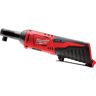 Milwaukee M12 Cordless 3/8in. Ratchet — Tool Only, 12 Volt, Model# 2457-20  Ratchet Wrenches