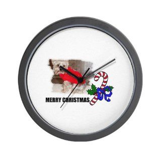 Shop  MERRY CHRISTMAS YORKSHIRE TERRIER Wall Clock at the  Home Dcor Store