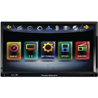 POWER ACOUSTIK PD 769NB Inteq Double DIN Multimedia Indash Source with 7 Inch Screen  Vehicle Dvd Players 