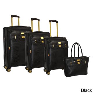Adrienne Vittadini 4 piece Fashion Spinner Luggage Set