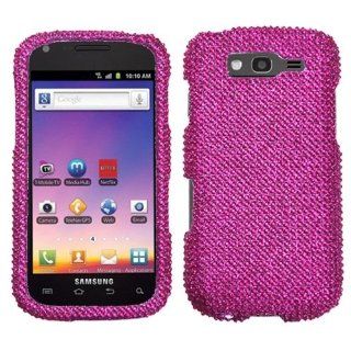 Asmyna SAMT769HPCDMS023NP Luxurious Dazzling Diamante Bling Case for Samsung Galaxy S Blaze 4G   1 Pack   Retail Packaging   Hot Pink Cell Phones & Accessories