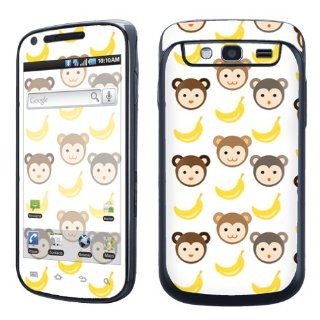 Samsung Galaxy S Blaze 4G SGH T769 Vinyl Decal Protection Skin Cute Monkey Banana Cell Phones & Accessories