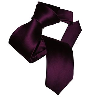 Dmitry Mens Purple Italian Silk Tie