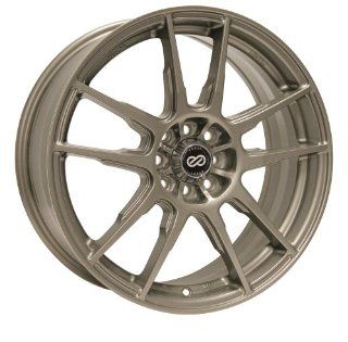 17x7 Enkei FLC 01 (Matte Bronze) Wheels/Rims 4x100/114.3 (440 770 0140ZP) Automotive