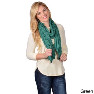 Journee Collection Womens Ruffled Knit Scarf