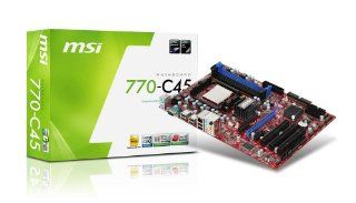 MSI 770 C45 AM3 AMD 770 HDMI AMD Motherboard   Retail Electronics