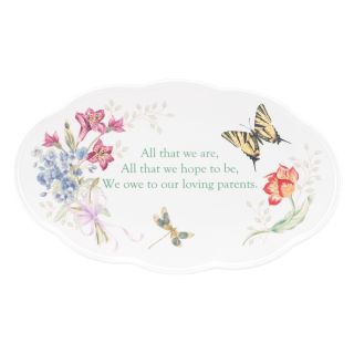 Lenox Butterfly Meadow Bouquet Parent Wedding Plate