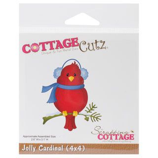 Cottagecutz Jolly Cardinal Die (4x4)