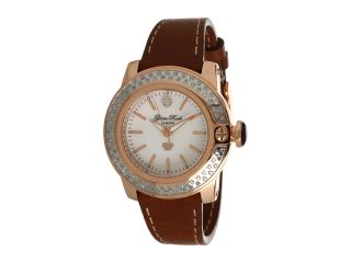 Glam Rock Lady SoBe 40mm Diamond Rose Gold Plated Watch GR31007D Rose Gold/Brown