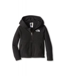 The North Face Kids Glacier Full Zip Hoodie Girls Sweatshirt (Black)