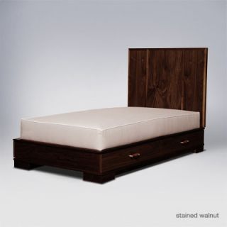 ducduc Morgan Bed MorgTB/MorgFB Size Full, Wood Finish Stained Walnut