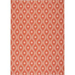 Nourison Home And Garden Indoor/outdoor Rust Rug (10 X 13)