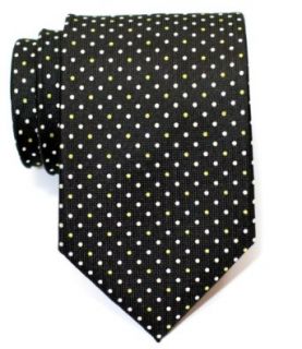 Retreez Vintage Three Colour Polka Dots Woven Men's Tie   Burgundy at  Mens Clothing store