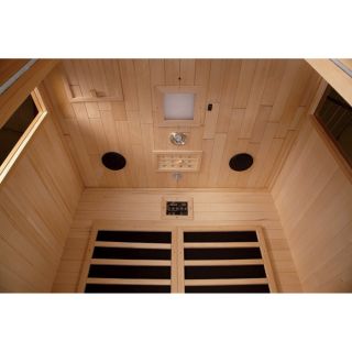 LifeSmart InfraColor Euro Sauna — 2-Person Capacity, Model# LS-TCED-IC2