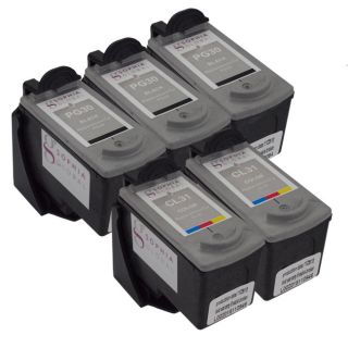 Sophia Global Remanufactured Ink Cartridge Replacement For Canon Pg 30 And Cl 31 With Ink Level Display (pack Of 5)
