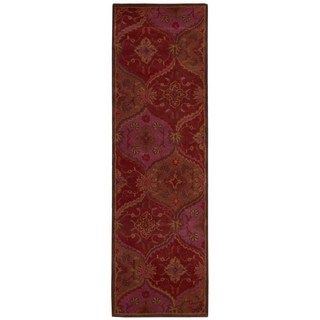Nourison Hand tufted India House Red Rug (23 X 76)
