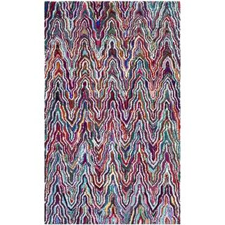 Safavieh Handmade Nantucket Multicolored Cotton Rug (8 X 10)