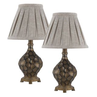 Cal Lighting Iron Resin Accent Lamps (set Of 2)
