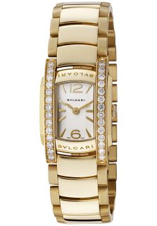 Bvlgari AA26WGD1G  Watches,Womens Assioma White & Rose Diamond 18k Solid Gold, Luxury Bvlgari Quartz Watches