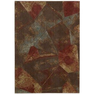 Nourison Somerset Multicolor Abstract Design Rug (79 X 1010)