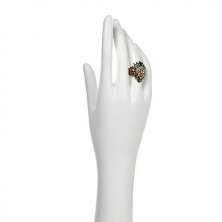 Heidi Daus "Bling of the Jungle" Crystal Accented Ring