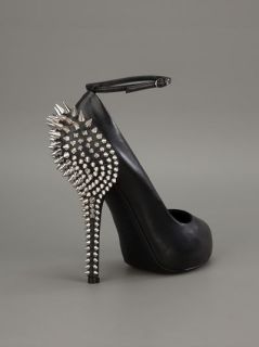 Giuseppe Zanotti Design Studded Peep Toe Pump