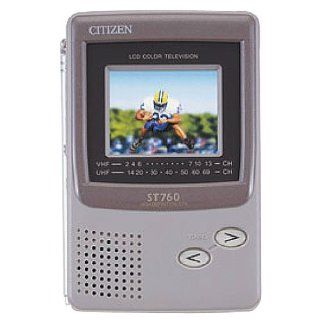 CITIZEN AMERICA CORP ST 760 2.2" Hand Held Color TV RCA Thesaurus Electronics