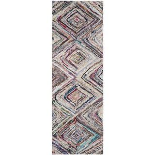 Safavieh Handmade Nantucket Multicolored Cotton Rug (23 X 9)