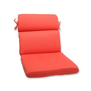 Pillow Perfect Outdoor Coral Rounded Corners Chair Cushion