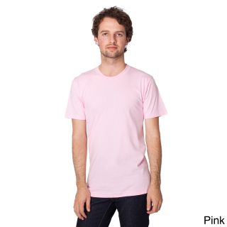 American Apparel American Apparel Unisex Fine Jersey Short Sleeve T shirt Pink Size XS