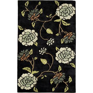 Pacific Black Forest Premium Wool Area Rug (5 X 8)