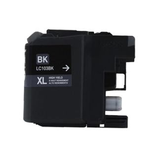 Brother Lc103 Black Compatible Ink Cartridge (remanufactured)