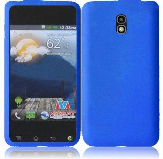 For LG US780 Silicone Jelly Skin Cover Case Blue Accessory Cell Phones & Accessories