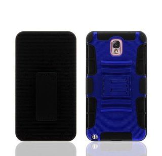 [Windowcell] Lg Optimus F7 Us780 4g LTE (Boost/us Cellular)   Pc+sc Hybrid Cover w/ Kickstand   Blue HYB Cell Phones & Accessories