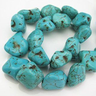 Turquoise Beads   Nature Stone   Freeform Shape (Sold Per Strand)