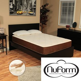 Nuform 9 inch California King size Firm Memory Foam Mattress With Two Bonus Memory Foam Pillows