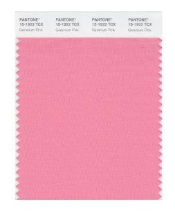 PANTONE SMART 15 1922X Color Swatch Card, Geranium Pink   House Paint  