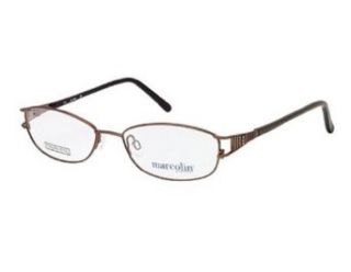 MARCOLIN Eyeglasses MA 7301 045 Brown 51MM Clothing