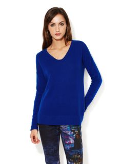 Cashmere V Neck Sweater by White + Warren