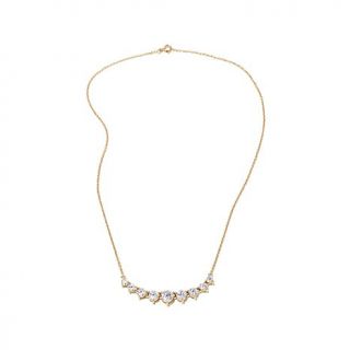 3.40ct Absolute™ 9 Stone 18" Cable Link Necklace