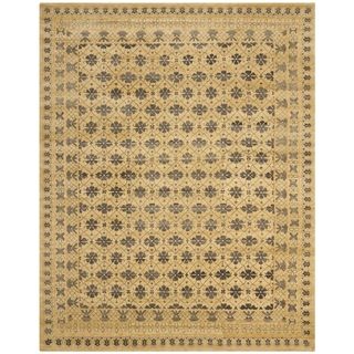 Safavieh Hand knotted Marrakech Ivory/ Blue Wool Rug (9 X 12)