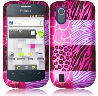 For ZTE Concord V768 Hard Design Cover Case Pink Exotic Skins Accessory Cell Phones & Accessories