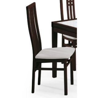 Domitalia Scala Dining Chair SCALA Finish Wenge, Upholstery Opale Grey / Wenge